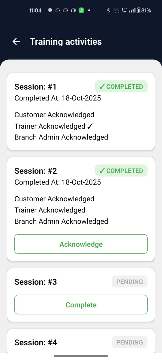 Flex Genie App Screens